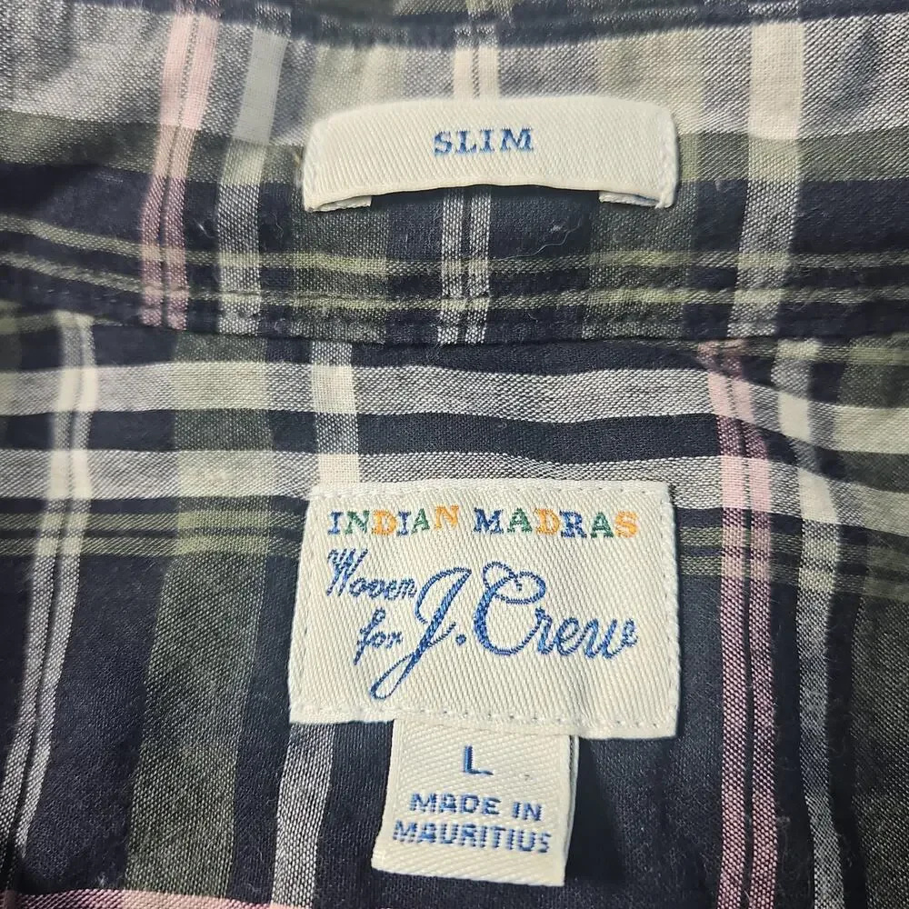 J. Crew indian madras